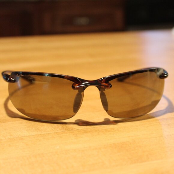 🎉3xHP🎉Maui Jim Banyans Polarized Rimless Sunglasses MJ-412-10 - Picture 7 of 10